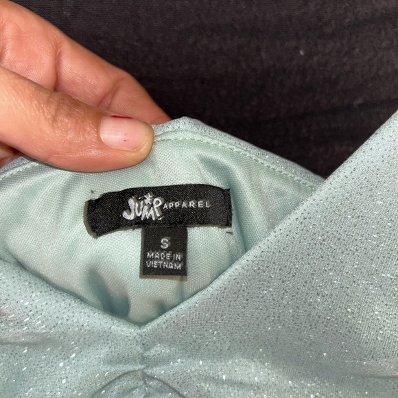 Jump Shimmering Light Blue Dress - Picture 3 of 4